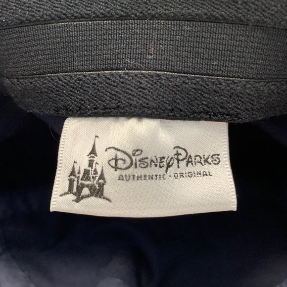 Disney Parks Flat Top Military Style Navy Baseball Cap - Picture 3 of 3